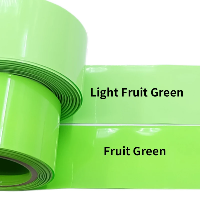 Tubo termorretráctil de PVC de 2/10M, 30mm ~ 80mm, funda retráctil, funda de Cable, funda de batería de litio 18650, envoltura de película de protección - imagen 3