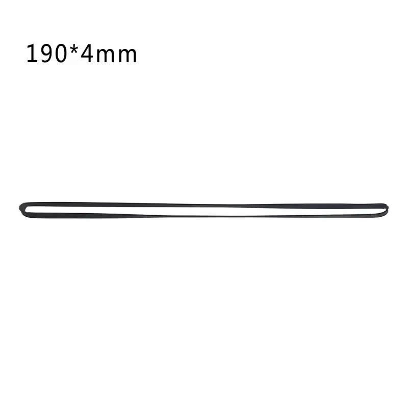 Correa de transmisión plana de goma correa para plato giratorio reemplazada para reproductor de discos Walkman, repetidor de CD-ROM de DVD, reemplazo de 4mm de ancho - imagen 5