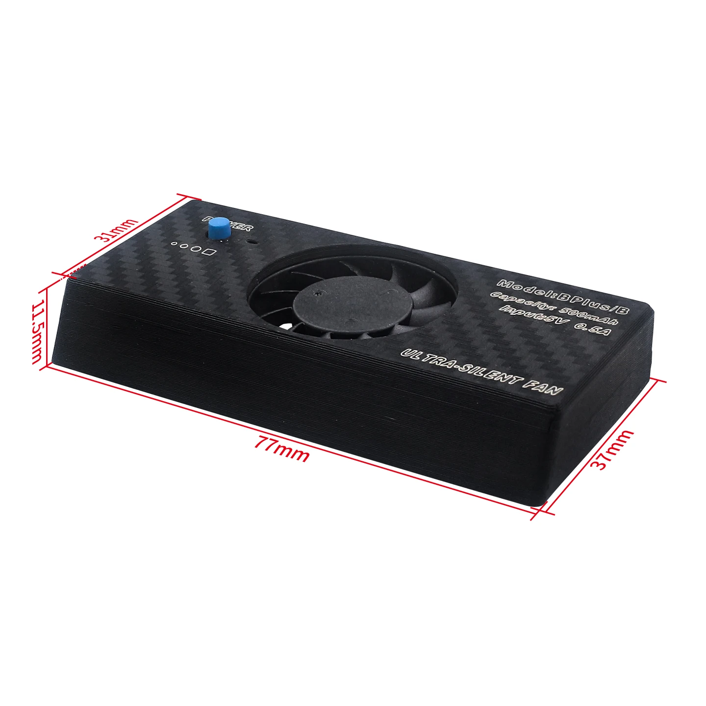 Sistema de refrigeración de cámara, módulo de ventilador enfriador de radiador de transmisión en vivo ultrasilencioso con batería integrada para A7M3 A6400 A6000 A7riii - imagen 3