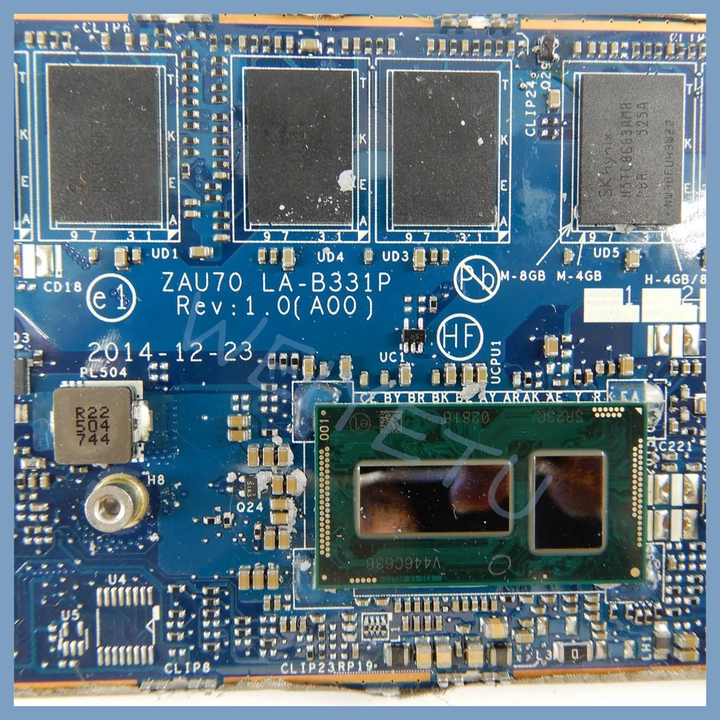 Placa base para portátil LA-B331P con CPU M-5Y71 4GB 8GB-RAM para la placa base del ordenador portátil Dell Latitude 13 7350 100% probado OK - imagen 3