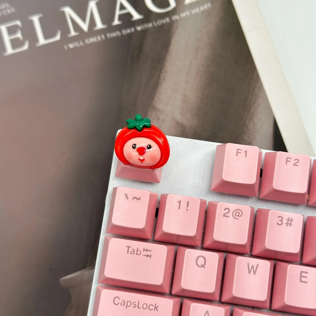Teclas de resina hechas a mano, teclas de teclado mecánico, bonito Beaver Loopy, accesorios personalizados para juegos, regalos de decoración - imagen 4