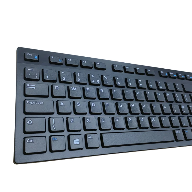 Teclado y ratón combinados inalámbricos con diseño del Reino Unido para ordenador portátil de oficina de escritorio Dell KM636 - imagen 2