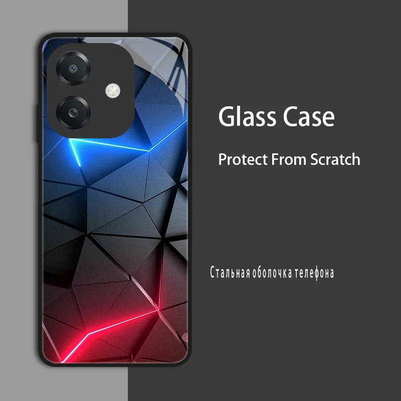 Para OPPO A60 5G funda de vidrio templado funda dura parachoques para Oppo A3 Pro A3X A40 A80 4G 5G Reno 13 Pro funda protectora - imagen 3