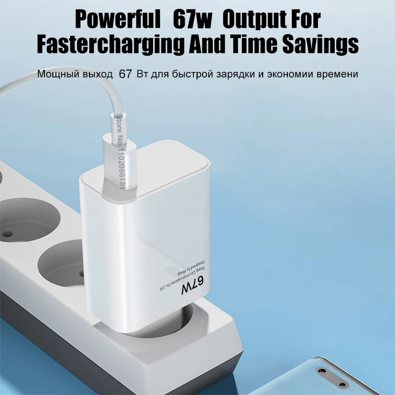 67W Cargador Rápido USB para Xiaomi 14t 13t 15 14 Ultra Redmi Nota 14 13 12 Poco X7 F7 M6 X6 F6 Pro Carga Rápida USB a Tipo C Cable - imagen 2