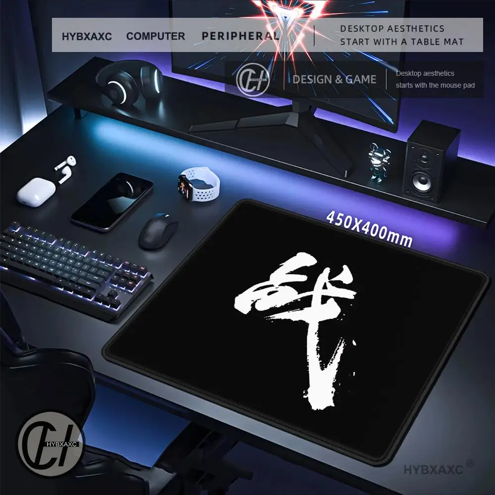 Alfombrilla de ratón de superficie ultrafina de guerra de 45x40cm, alfombrilla de ratón de velocidad para deportes electrónicos, alfombrilla de ratón profesional para juegos, alfombrilla de escritorio para ordenador portátil Premium - imagen 2