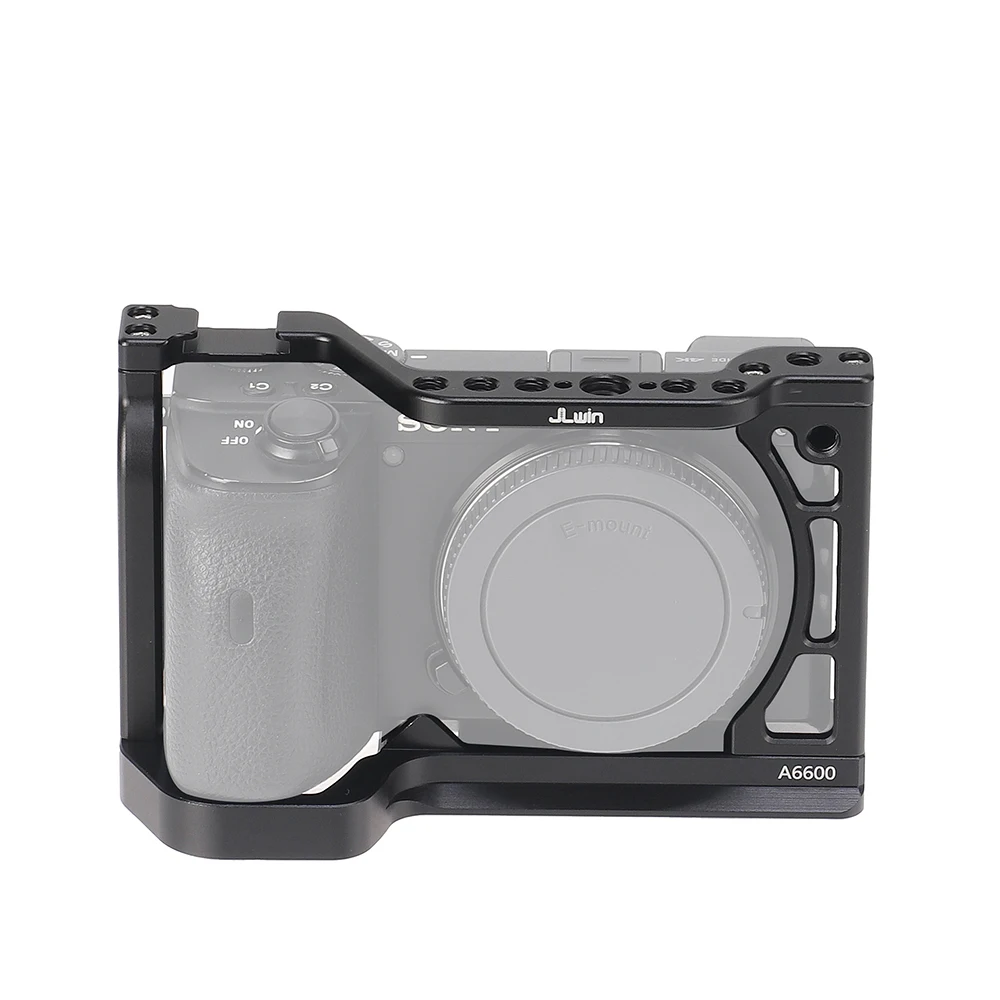 Jaula de cámara A6600 para Sony A6600 Dslr, jaula con zapata fría y agujeros de localización Arri, jaula de disparo para trípode, accesorios de fotografía - imagen 2