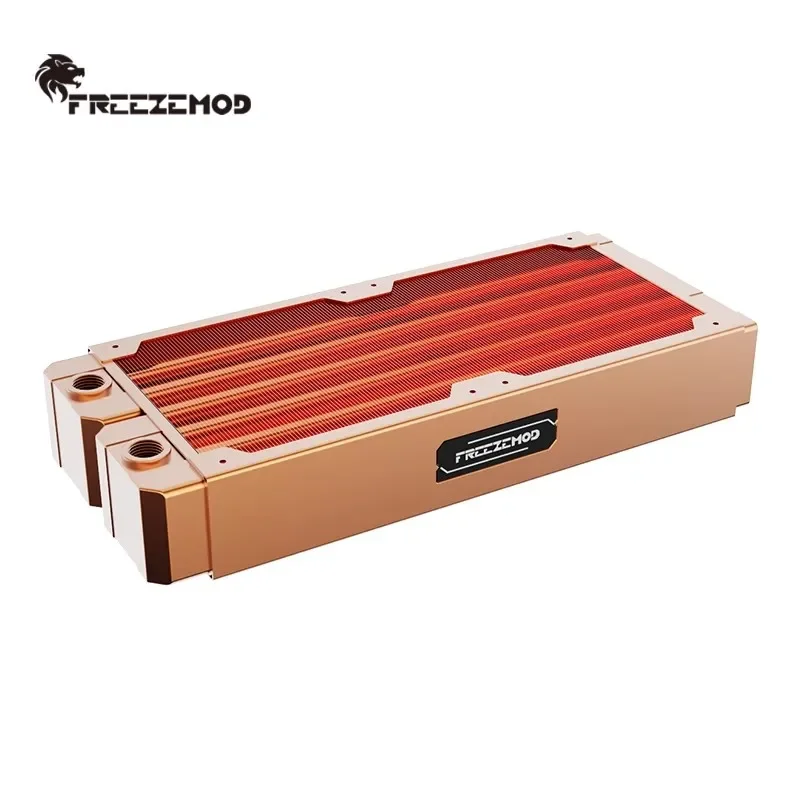 Radiador de refrigeración por agua de cobre lleno, intercambiador de calor Industrial de doble capa de 45MM de espesor TDP 750W, TSRP-ZT-240SC - imagen 5