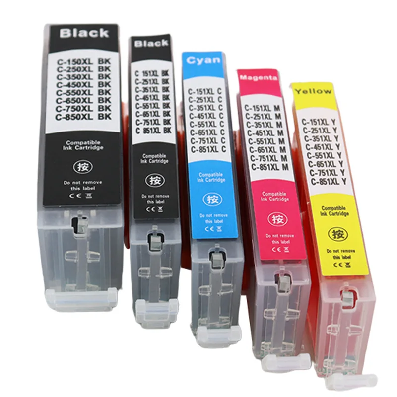 Cartucho de tinta PGI-850 CLI-851 850 851 XL para Canon Pixma IP7280 IP8780 MG7180 MG5480 MG5580 MG5680 MG6400 MG6680 MG7580 - imagen 2