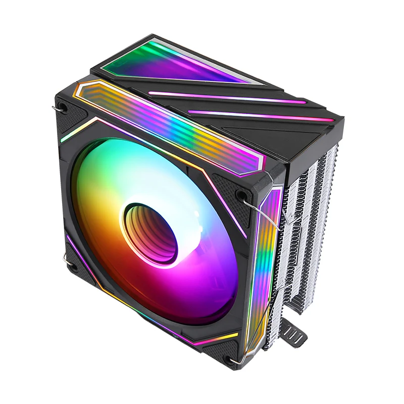 El ventilador silencioso de CPU de tubo de cobre Lanshuo 6 de 120MM es adecuado para LGA 1200, 1150, 1155, AMD, AM4, 1700, ventilador de refrigeración X79 X99 2011 - imagen 2