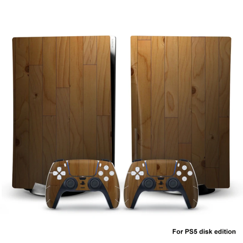 Pegatinas de paisaje para PS5, accesorios de calcomanía, piel protectora para consola de edición de disco 5 y 2 controladores - imagen 3