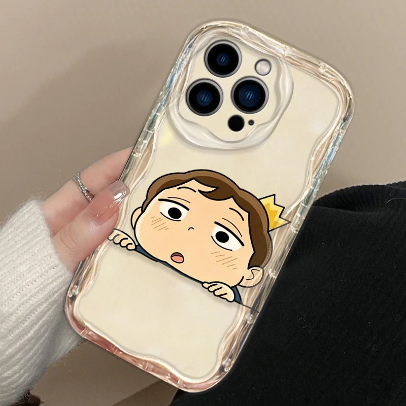 Funda de teléfono de aceite con clasificación de reyes para Apple, iPhone 15, 14, 13, 12, 11 Pro, X, XR, XS, Max Plus, 8, 7 Plus, SE Wave - imagen 4