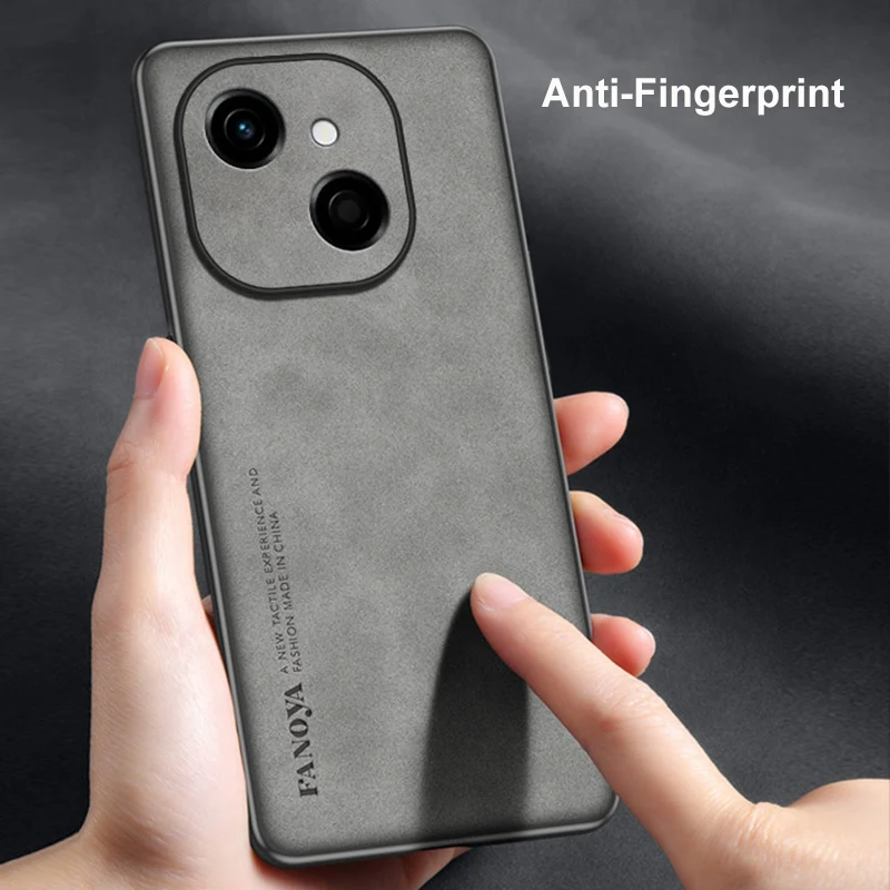 Para Tecno Spark 40C funda de teléfono de cuero PU de lujo para Tecno Spark40C 4G funda trasera de silicona a prueba de golpes protección completa Coque - imagen 5