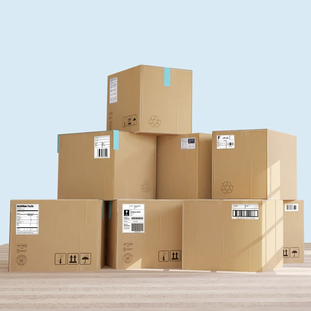 Rollo de papel térmico para impresora Dymo, rollo de etiquetas adhesivas LW 99012, 99010, 11352, 11355, 450 Turbo, 1 unidad - imagen 5