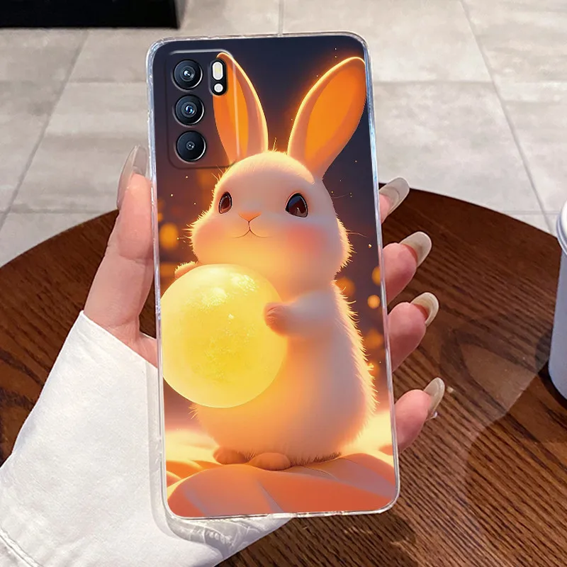 Carcasa para OPPO Reno 6 5G funda de lujo dragón lindo fresco niños niñas TPU funda trasera de silicona suave para OPPO Reno6 Pro 5G funda de teléfono - imagen 4