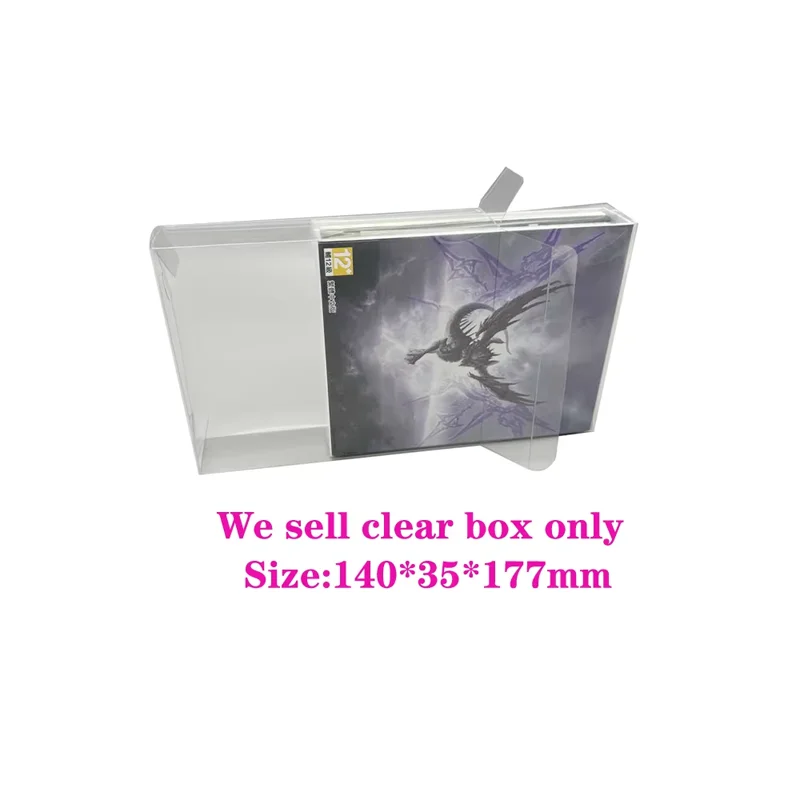 Caja de presentación transparente para PS5 para Granblue Fantasy Relink Deluxe Edition caja protectora de colección