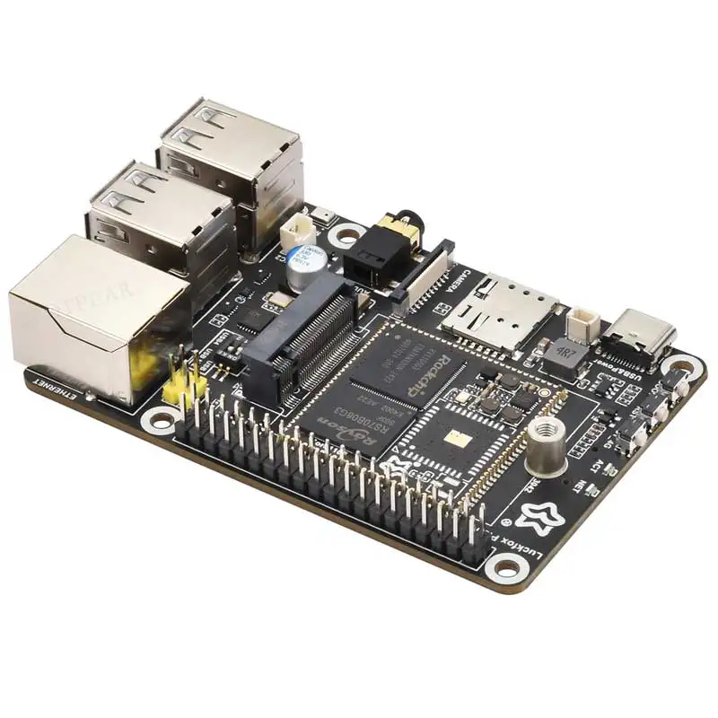 Luckfox Pico Pi A/B EMMC opción de micrófono WiFi6/4G RV1106 G2/G3 RAM 128/256MB Core1106 tamaño de puerto de visualización de Audio Compatible - imagen 5