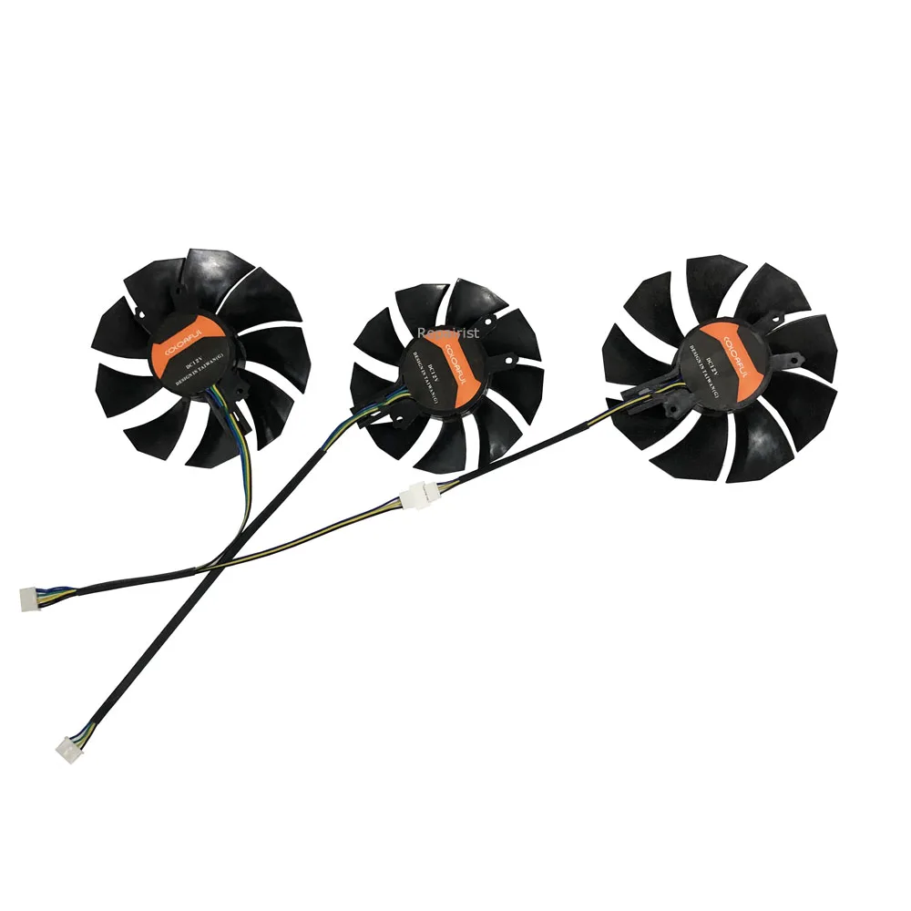 Enfriador de GPU, ventilador para tarjetas de vídeo, 3 unids/set, para Tomahawk RTX 3070 3080 3080Ti 3090 RTX3070 RTX3080 RTX3090 colorido - imagen 3