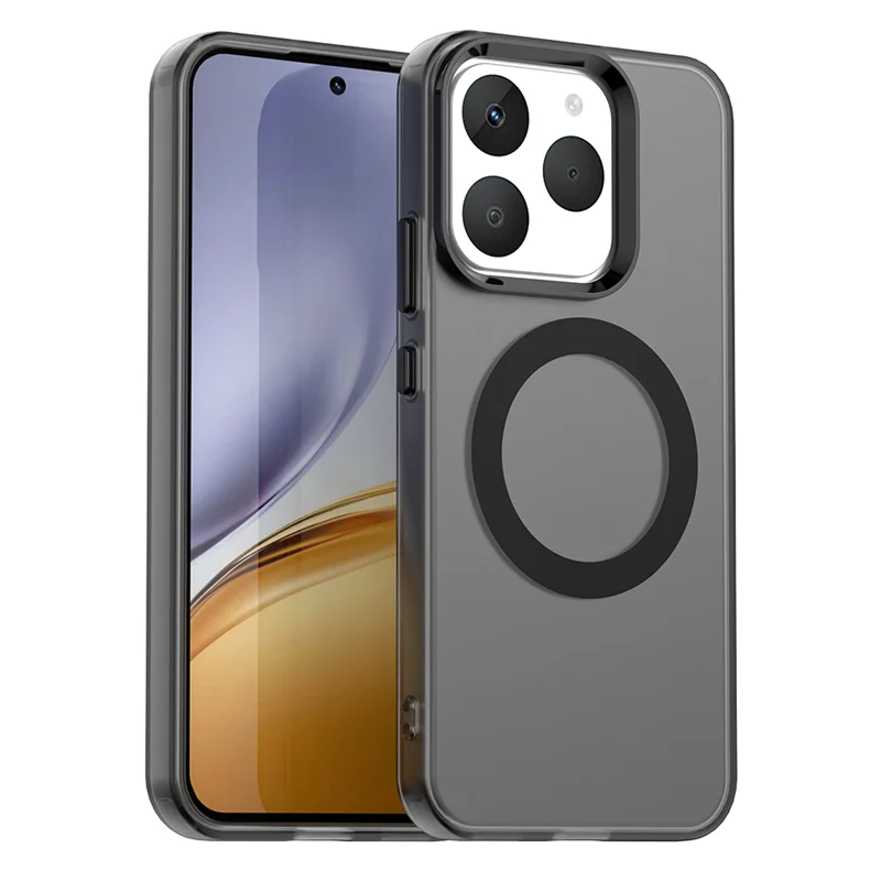 Para Realme 15T Funda Realme 15T 5G Funda magnética mate duradera carcasa protectora trasera fundas de teléfono para Realme 15T Funda