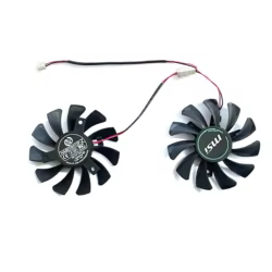HA8010H12F-Z ventilador GPU GTX1650 de 2 pines para ventilador de tarjeta gráfica MSI GEFORCE GTX 1650 Super Ventus XS