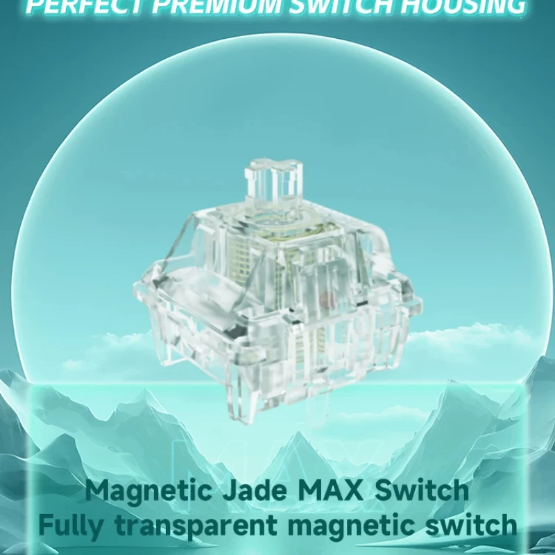 Interruptor Gateron MAX, interruptor magnético lineal RGB totalmente transparente, Sensor Hall HIFI personalizado, interruptor DIY para teclado magnético - imagen 5