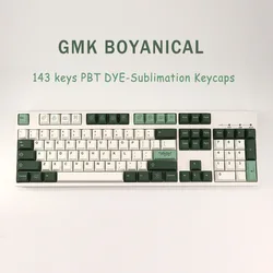 GMK Teclas PBT Botánicas perfil cereza MX Teclado Mecánico