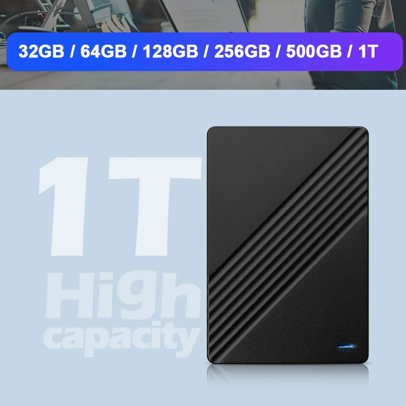 Disco duro externo portátil de 1TB/500GB/250GB USB 3.0 Unidad flash de alta velocidad para ordenador portátil MacBook PS4 PS5 - Almacenamiento de memoria HDD - imagen 5