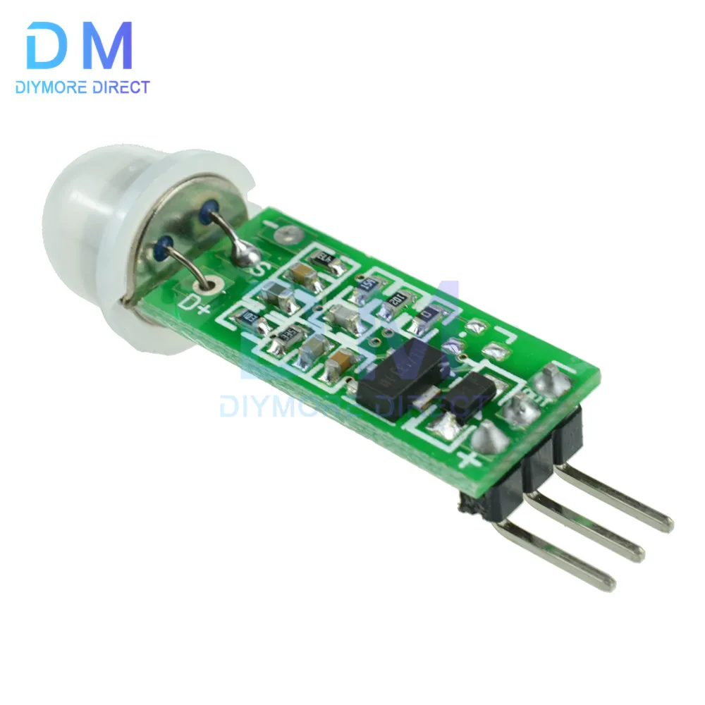 SR505 ajustar IR piroeléctrico infrarrojo PIR Sensor de movimiento módulo Detector - imagen 5