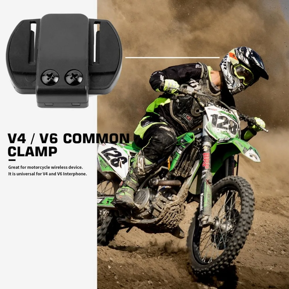 Universal Headset Helmet Intercom Clip for Motorcycle Micr Speaker Headset for V4/V6 Interphone Bluetooth Device Dropshipping - imagen 2