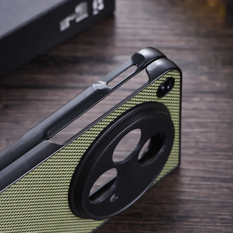 Caja de plástico duro de protección de lente a prueba de golpes con textura de nailon para OPPO FIND N3 ONEPLUS Open - imagen 5