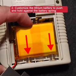 Batería recargable USB-C para Litio Game Boy DMG – Mod