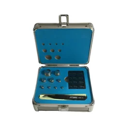 Calibración de equilibrio, juego de pesas no magnéticas, 100g-1mg, código legal del grupo, pesas sólidas de acero inoxidable 304 de grado F1