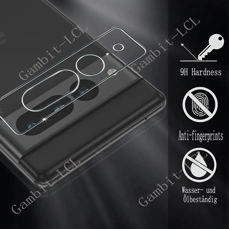 Lente de cámara Integral 3D para Google Pixel 8A, vidrio templado en Pixel8Pro Pixel8 8Pro, película protectora de pantalla trasera - imagen 4