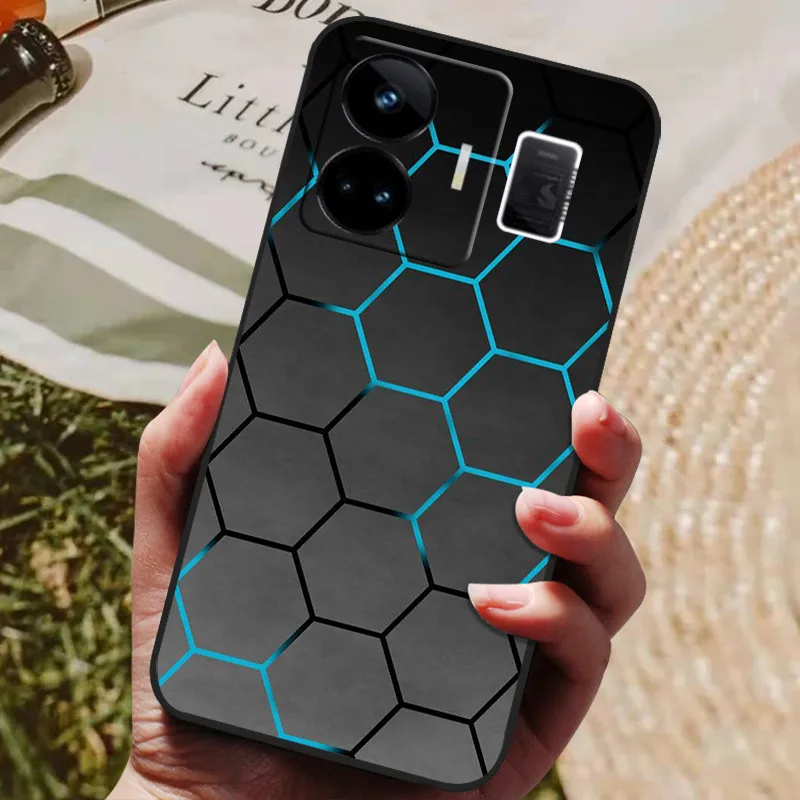 Funda de teléfono para Realme GT3 240W, carcasa de silicona negra, parachoques suave, TPU, Funda protectora para Realme GT3 RealmeGT3 RMX3709 - imagen 5