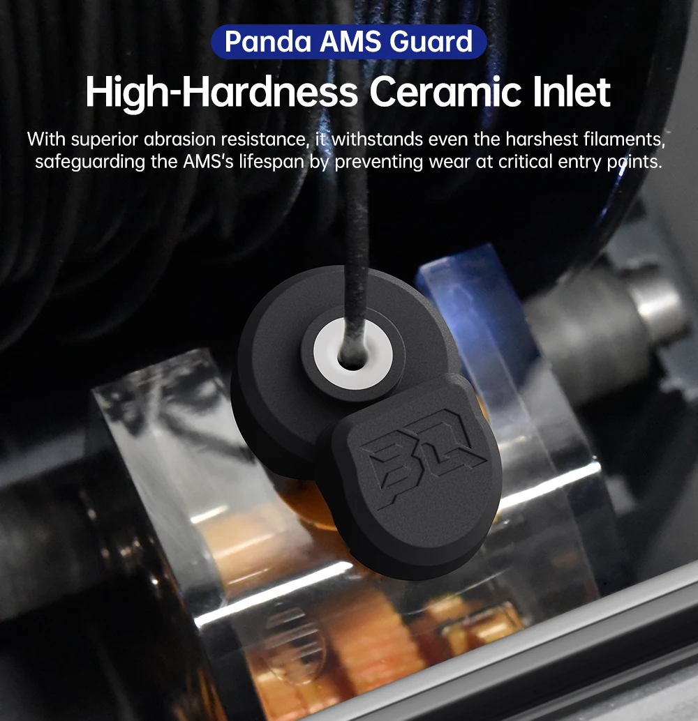 BIGTREETECH AMS actualizaciones Panda AMS Slack Panda AMS Cable Panda AMS Protector de entrada de cerámica de dureza para BambuLab H2D A1 P1 - imagen 3