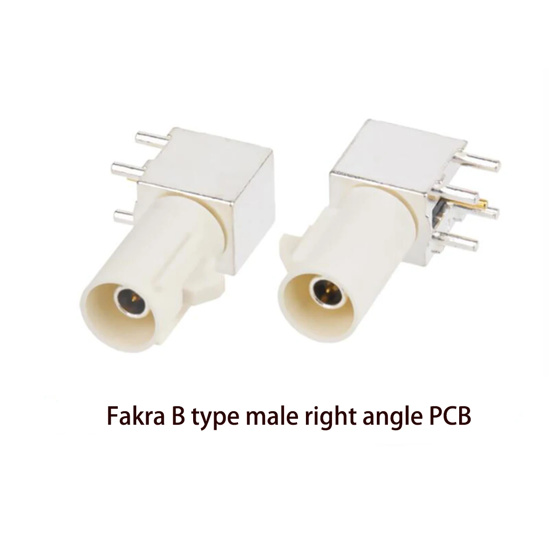 Conector macho SMB tipo Fakra A/B/C/D/I/K, extremo de placa de Metal PCB de ángulo recto para antena GPS RF, 1 ud. - imagen 4