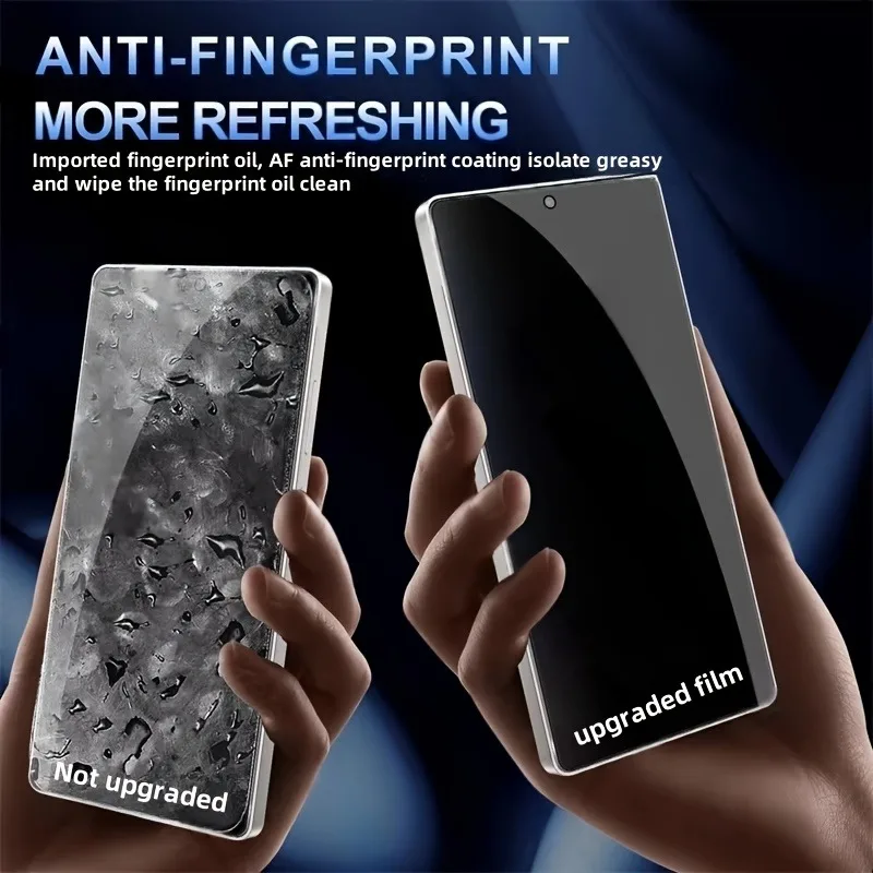Protector de pantalla de privacidad de cubierta completa, 2 uds., para Galaxy S25 S24 Ultra S24 S25 S23 S22 S21 Plus FE S25 Edge, vidrio templado de privacidad - imagen 4