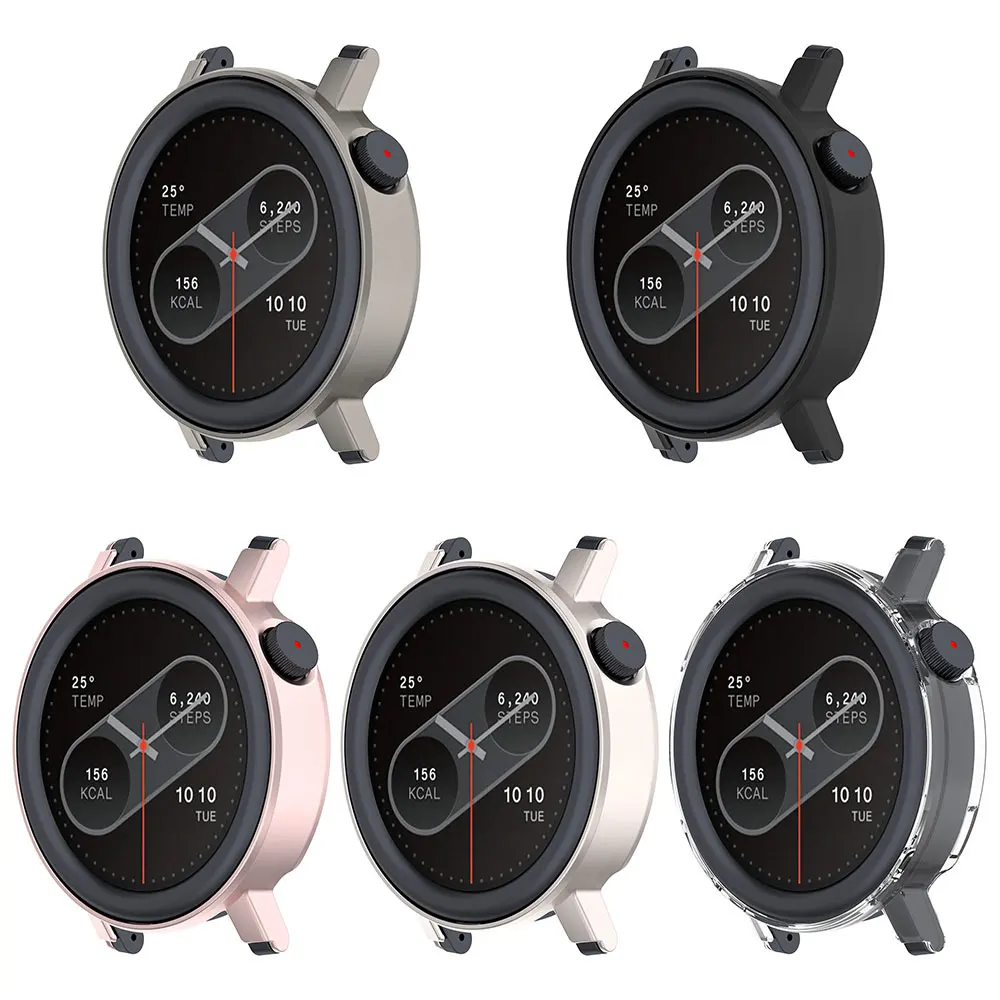 Funda protectora 2 en 1 + Protector de pantalla para CMF Watch Pro 2, cubierta protectora de PC suave, marco de carcasa, película de vidrio templado - imagen 2