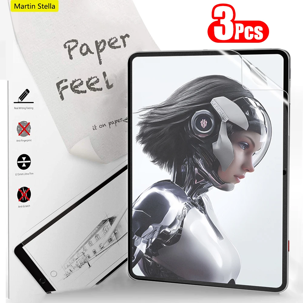 Protector de pantalla de papel para Redmagic Astra Nova red magic astra, accesorios, película sin vidrio, 3 uds. - imagen 2