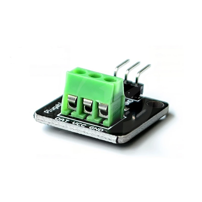Kit de módulo de Sensor de temperatura DS18B20, Cable de Sensor Digital resistente al agua de 100CM, adaptador de Terminal de sonda de acero inoxidable para Arduino - imagen 3