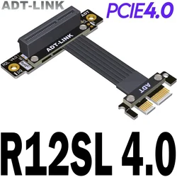Riser PCIe 4.0 x1 a x4 – Cable 90° para Tarjeta Gráfica