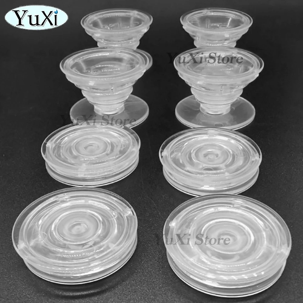 Soporte para teléfono móvil, soporte transparente para Airbag, Material perezoso, retráctil, colorido, para iPhone, 1 unidad - imagen 3