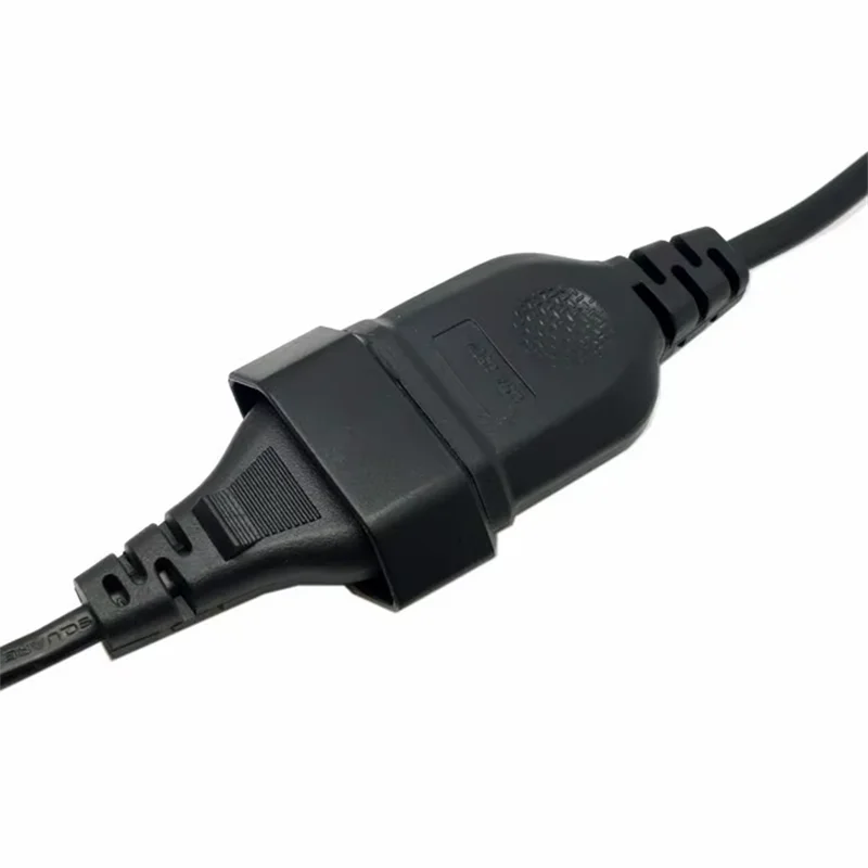 Cable de extensión de alimentación europeo UE de 2 clavijas VDE macho a hembra 1,8 m 180 cm 6 pies para computadora PC - imagen 5