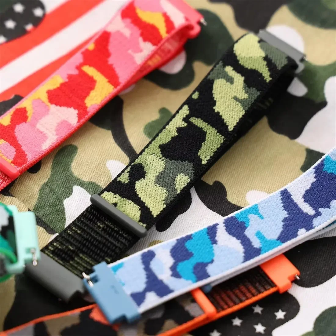 Correa de nailon de camuflaje para Huami Amazfit T-REX 3, pulsera de reloj inteligente para Amazfit T-REX3, Correa deportiva - imagen 5