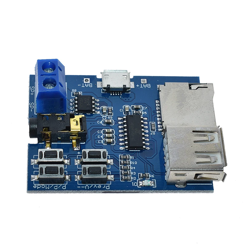 Tarjeta TF disco U formato MP3 placa decodificadora módulo amplificador decodificación reproductor de audio - imagen 5