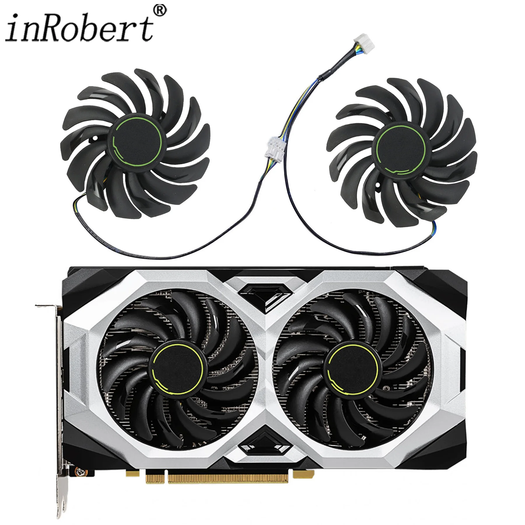 Ventilador de tarjeta de Video para MSI GeForce RTX 2070 SUPER VENTUS GP, ventilador de repuesto de tarjeta gráfica, 87MM, PLD09210S12HH RTX2070 RTX2060