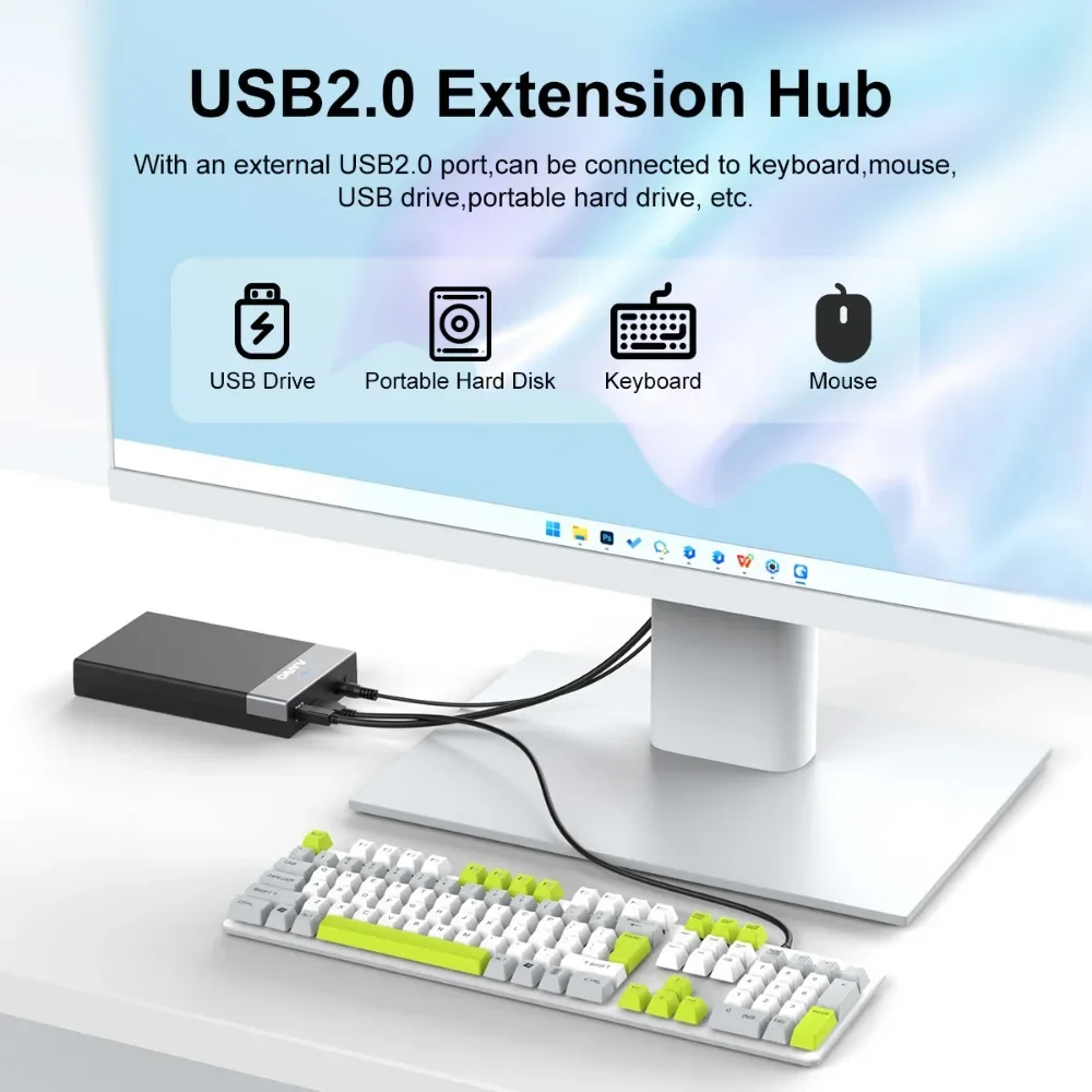 MAIWO-carcasa de disco duro externo para PC y portátil, carcasa de HDD 3,5 2,5 SATA a USB 3,0, adaptador para SSD de 2,5 "y 3,5" - imagen 4