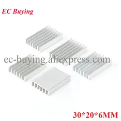 Disipador de calor aluminio 30x20x6mm para módulos LED y transistores