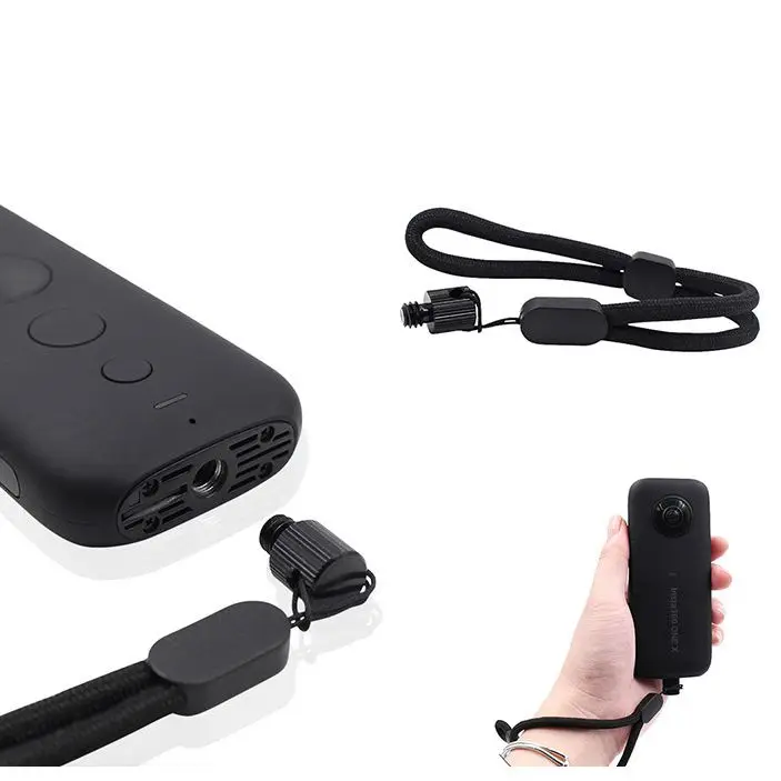 Tornillo de cámara con mango de 1/4 pulgadas, adaptador de anillo D de 1/4 "con pulsera de mano ajustable de 16CM, correa de cordón para Insta 360 X5 X4 X3 - imagen 4