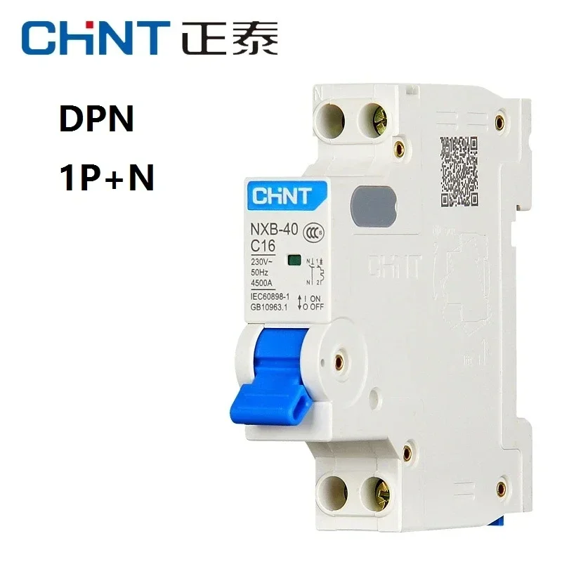 CHINT NXB-40 DPN DPNL 1P + N 6A 10A 16A 20A 25A 32A 40A 220V 230V 50HZ disyuntor en miniatura MCB nuevo DZ267 - imagen 2