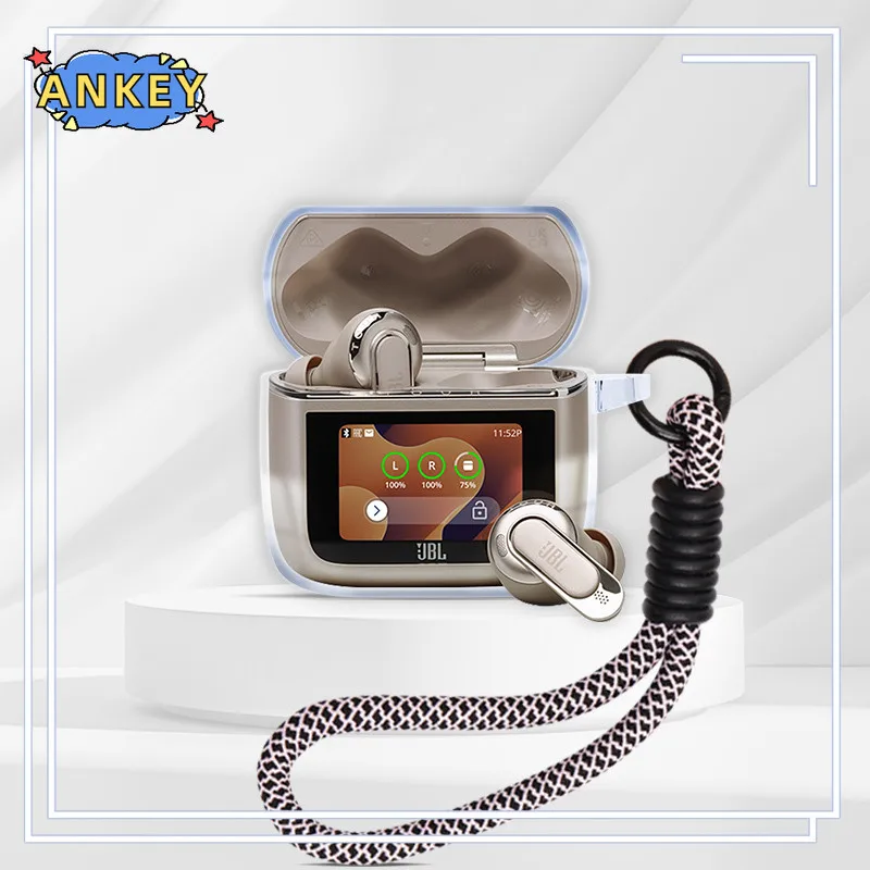 Para JBL Tour Pro 2 3 funda transparente para auriculares carcasa de TPU funda protectora transparente para auriculares - imagen 4